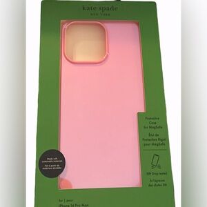 Kate Spade New York iPhone 14 Pro Max Case
Compatible w/ MagSafe
Grapefruit
NIB